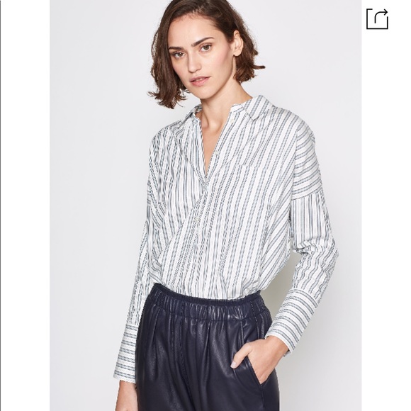 Joie Tops - NEW • Joie • Selinde B Button Down Blouse Stripe